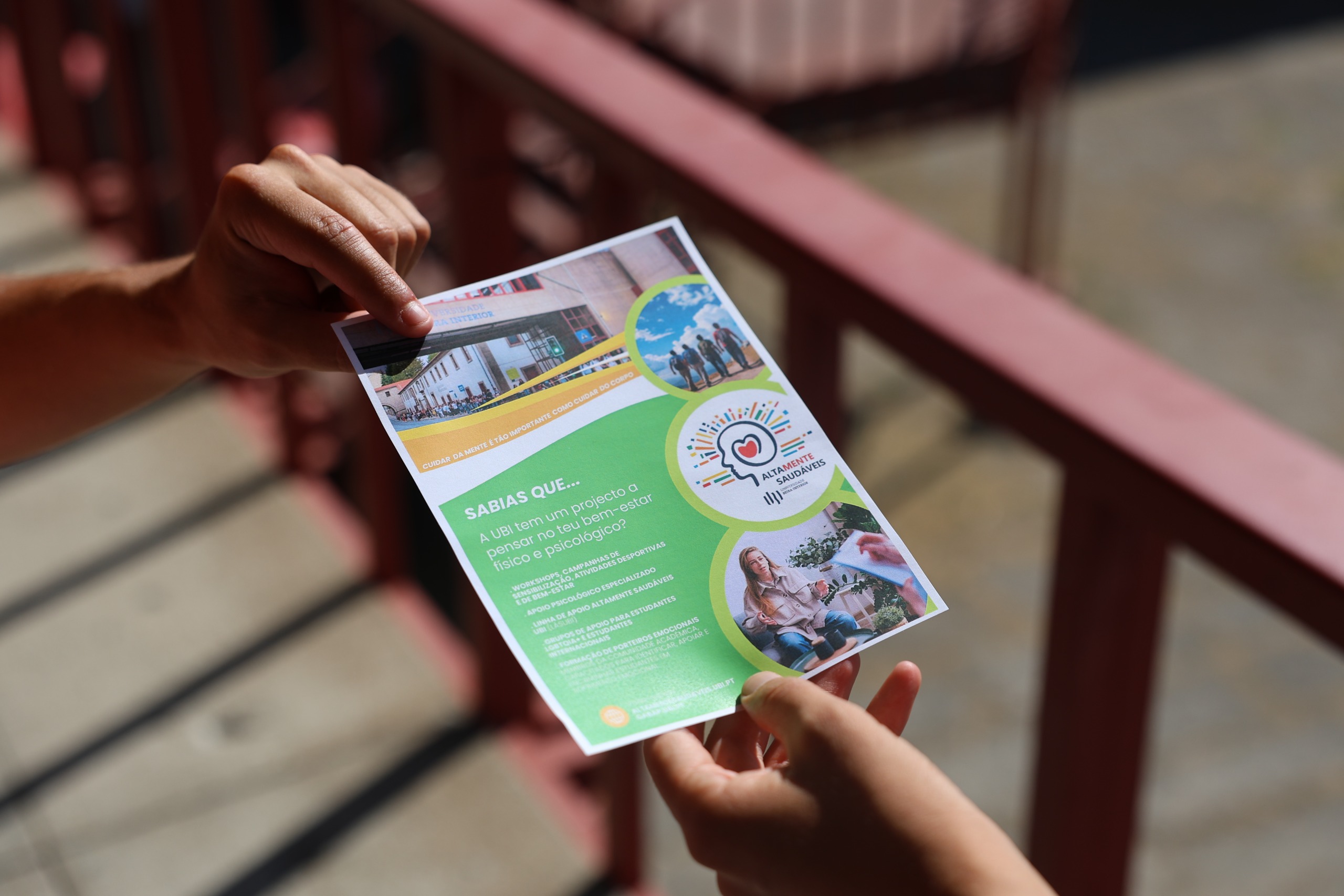 AltaMENTE Saudáveis.UBI marcou presença na semana das matrículas