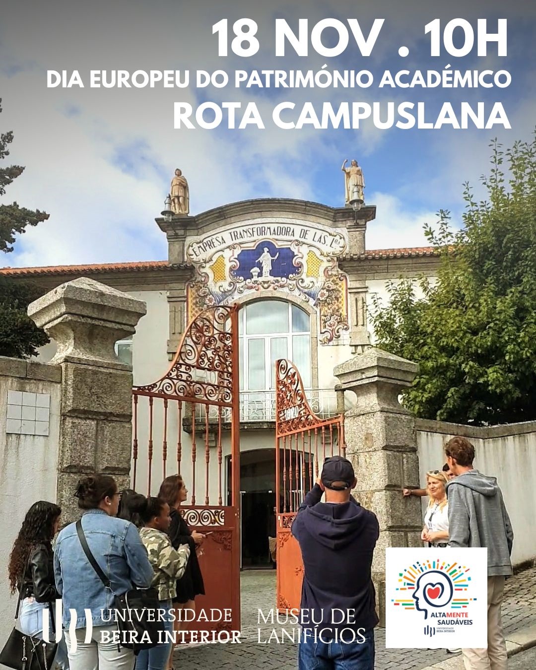 Queres conhecer o património industrial da UBI?